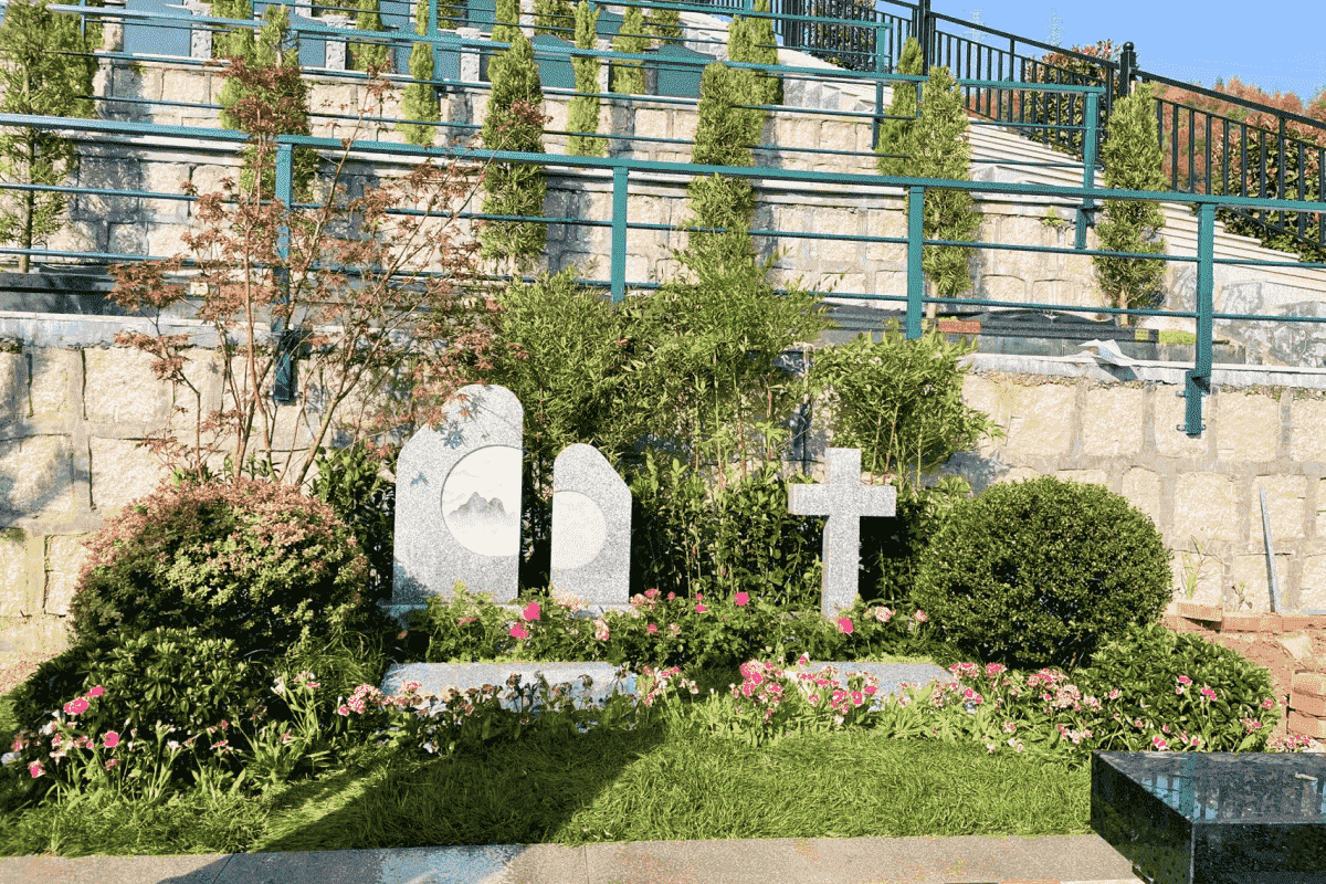 杭州泰和陵园官网墓区环境图